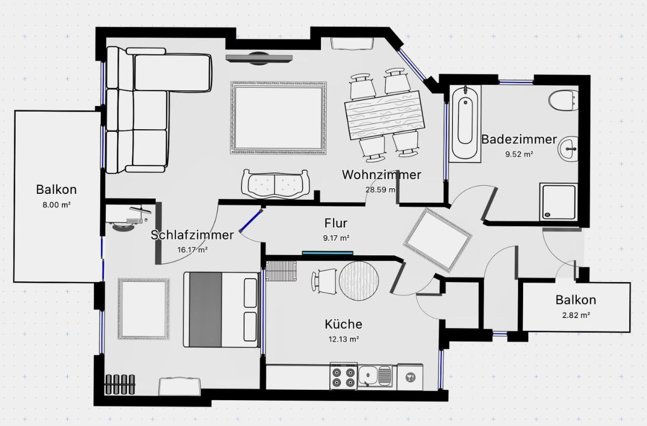 Urban Apartment - Stilvoll & Im Herzen Der Stadt Bremerhaven Bagian luar foto